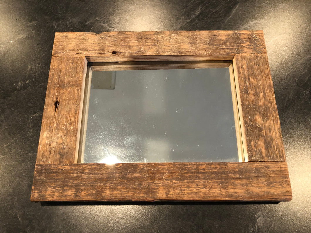 Hand Crafted Mirror! Made from Reclaimed Wood and mirror.